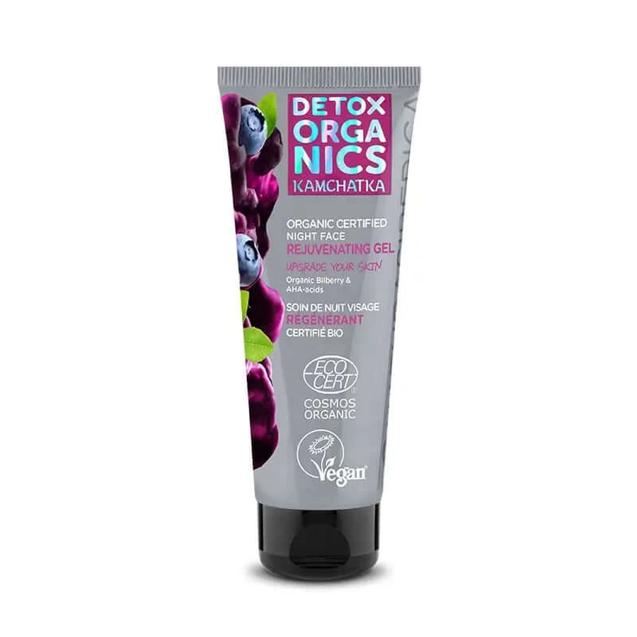 Natura Siberica Detox Odmładzający żel do twarzy na noc, 75 ml: ceny i cechy
