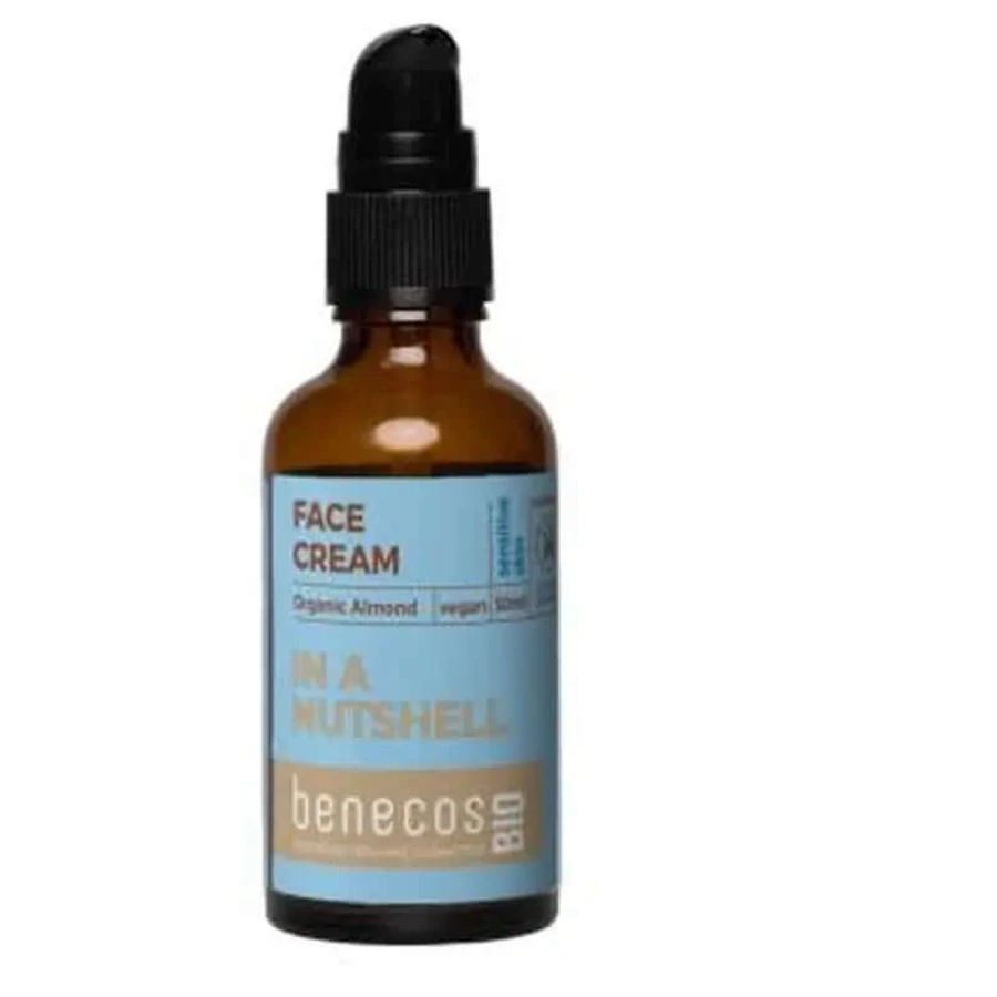 Benecos Cremă facială piele sensibilă migdale 50Ml Bio Vegan