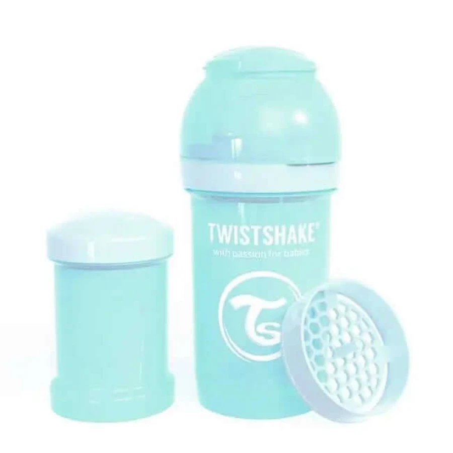 Twistshake Anti-Kolik-Flasche Blaue Torte, 180 ml