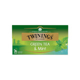 Green tea with mint flavour, 25 sachets, Twinings