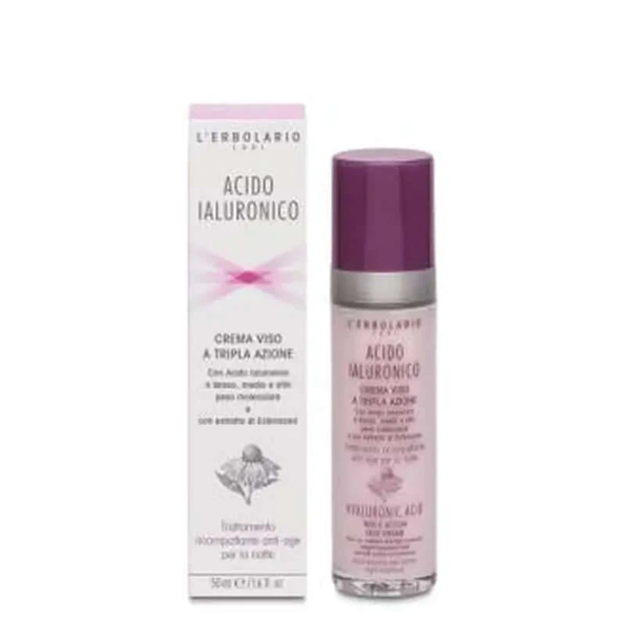 L'Erbolario Hyaluronic Acid Anti-Aging Night Facial Cream 50Ml