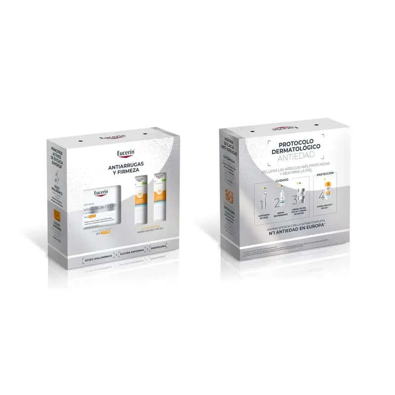 Eucerin Pack Anti-Aging Hyaluron-Filler Tagescreme Fps 30 50Ml + 2 Minis Sun Hydro Protect Fps 50+ 2X5Ml