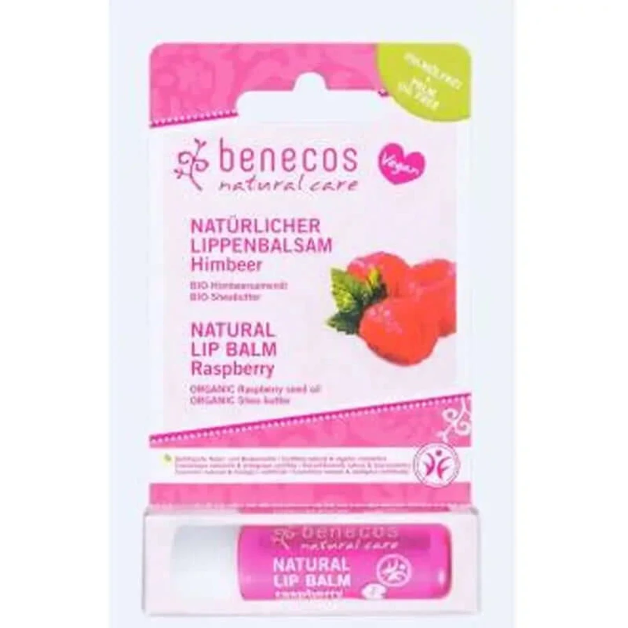 Benecos Veganer Lippenbalsam Himbeere 4,8Gr