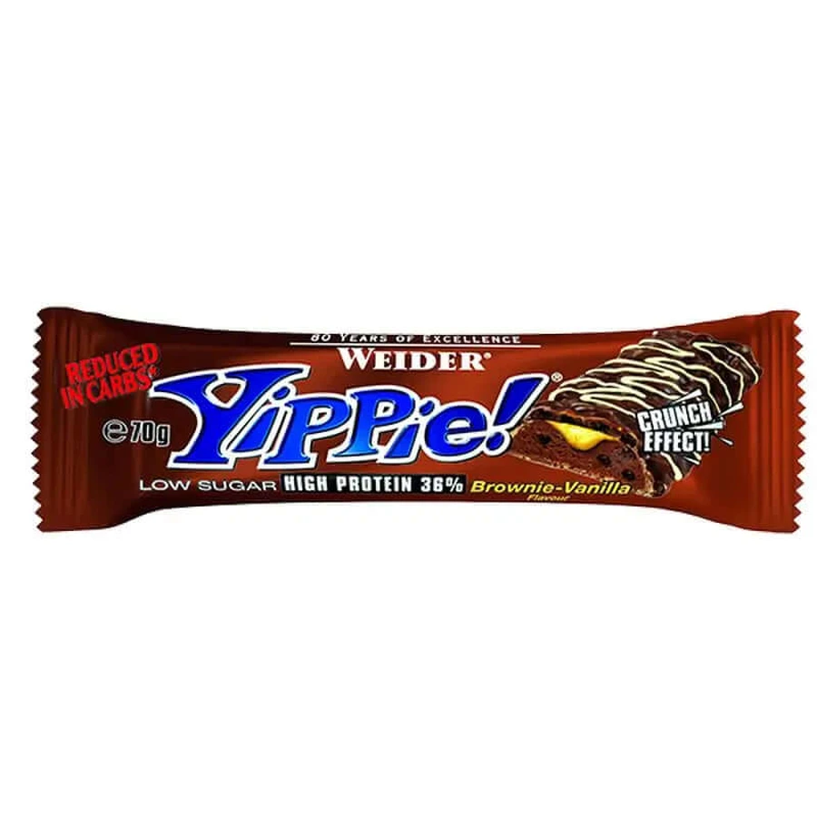 Weider Yippie Bar Brownie-Vanille, 45 Gr