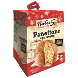 Cozonac Panettone cu stafide, fara gluten, 350 g, Nutrisi