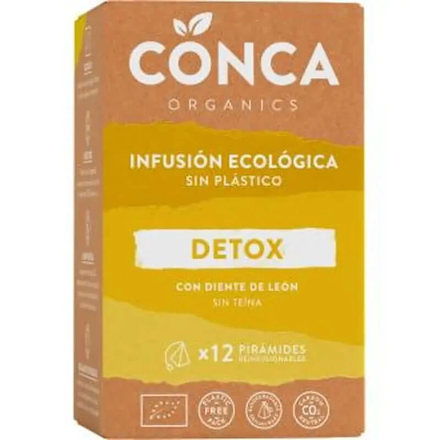 Conca Organics Detox Infusion 12Pyramides. Eco**