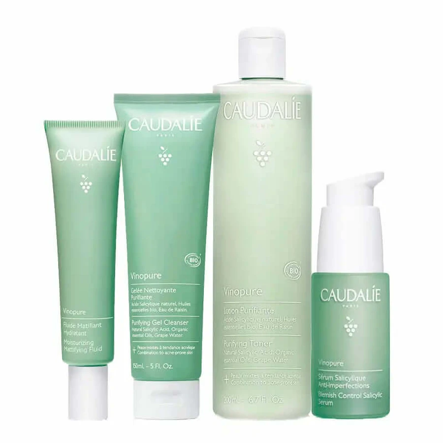 Caudalie Vinopure Anti-Akne-Routine