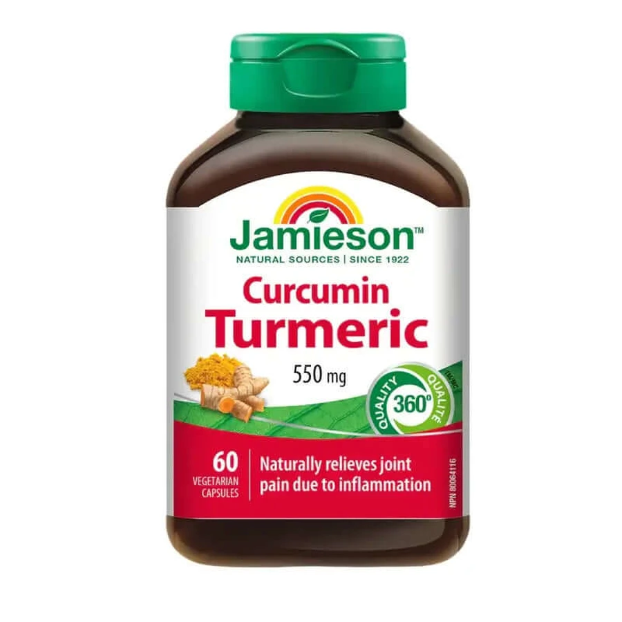 Jamieson Curcumina Curcuma 550Mg , 60 capsulas