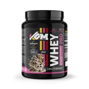 Kom Endurance Protein Sports Nutrition , whey protein 1kg canister cookies flavor