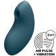 Stimolatore e vibratore Satisfyer Air Pulse Vulva Lover 2 - Blu