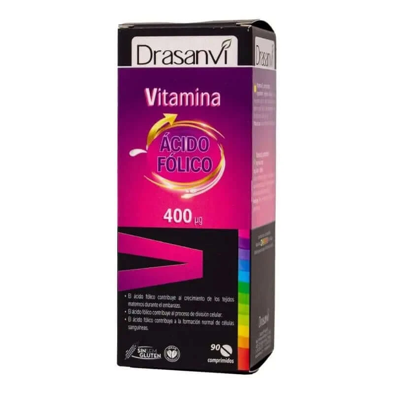 Drasanvi Vitamin B9 400µg Folsäure, 90 Tabletten