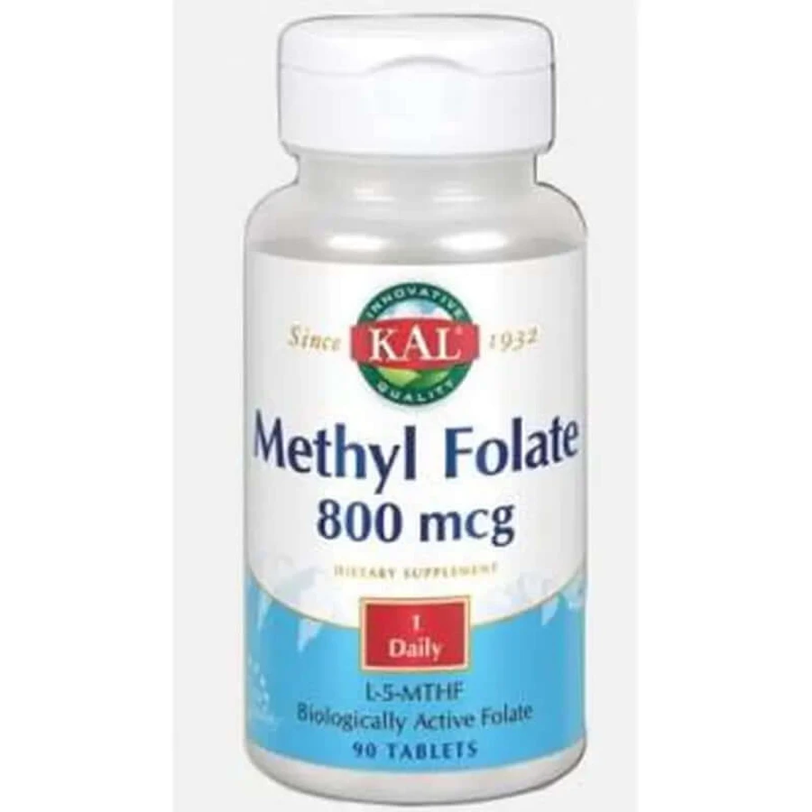 Solaray Methyl Folate 800Mcg. 90 compresse