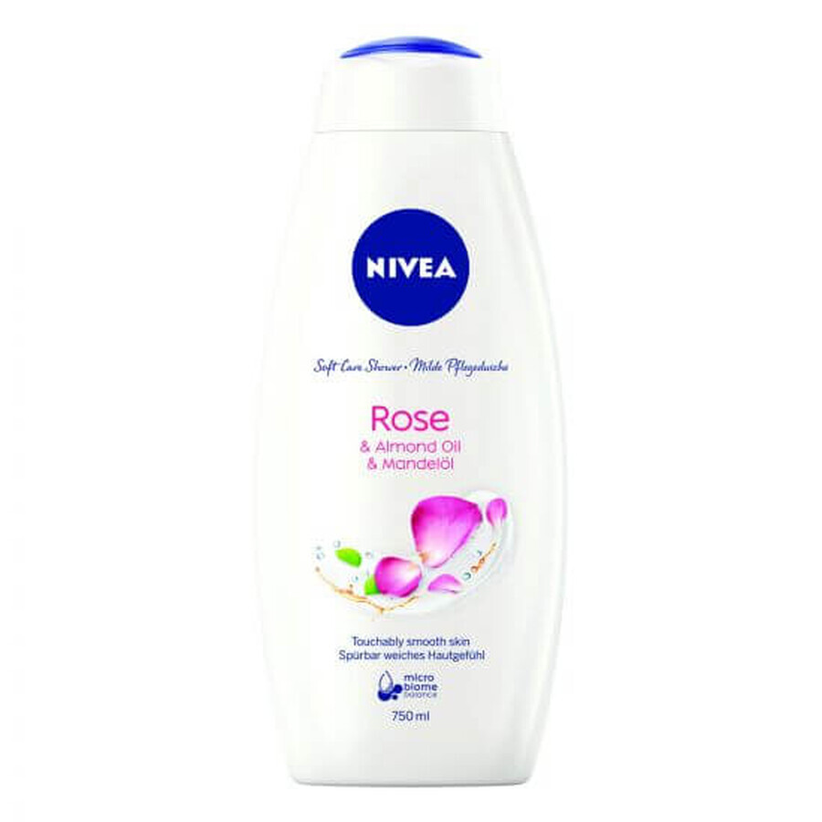 Gel de Ducha Rosa y Aceite de Almendras, 750 ml, NIvea