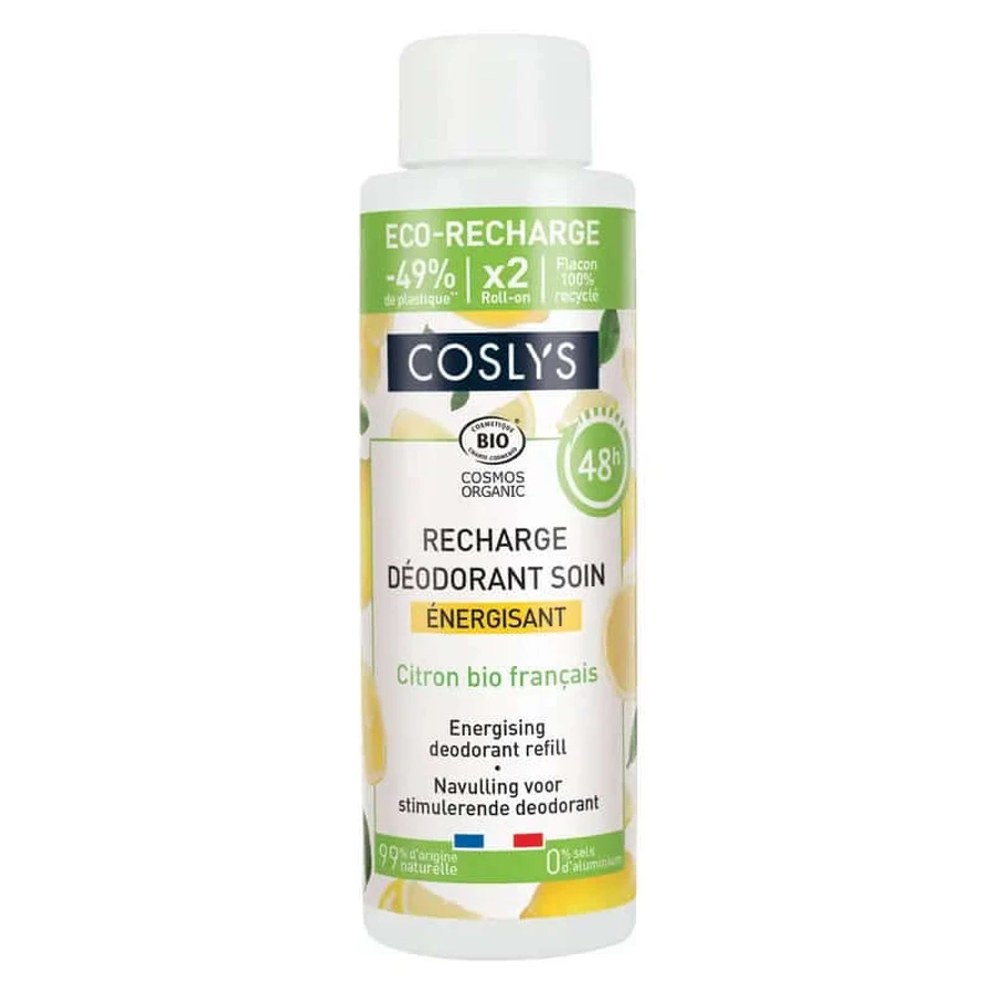 Coslys Energizing Deodorant Refill (Zitrone), 100 ml