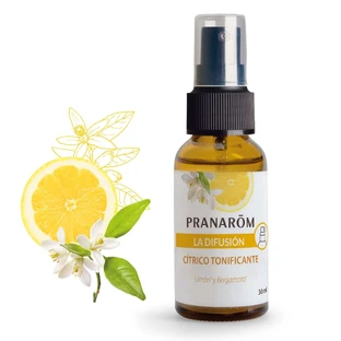 Pranarom Diffusione Spray tonificante agli agrumi, 30ml