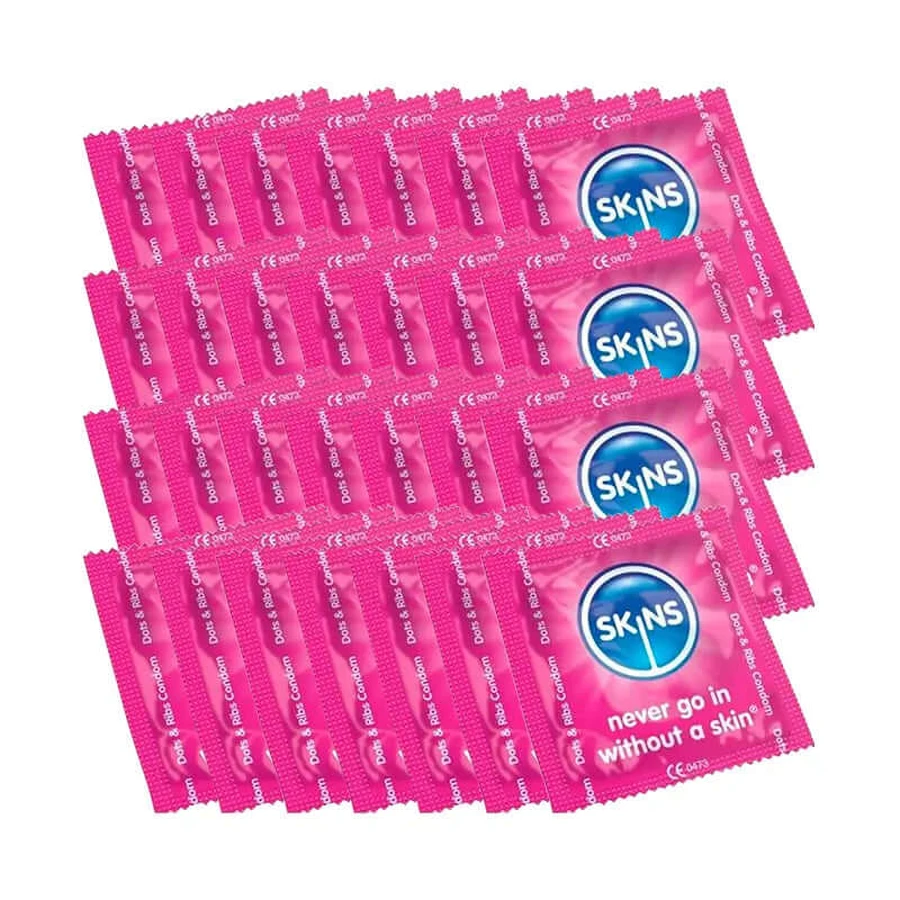 Préservatifs Skins Dots & Stretch Marks Bag 500 pcs.