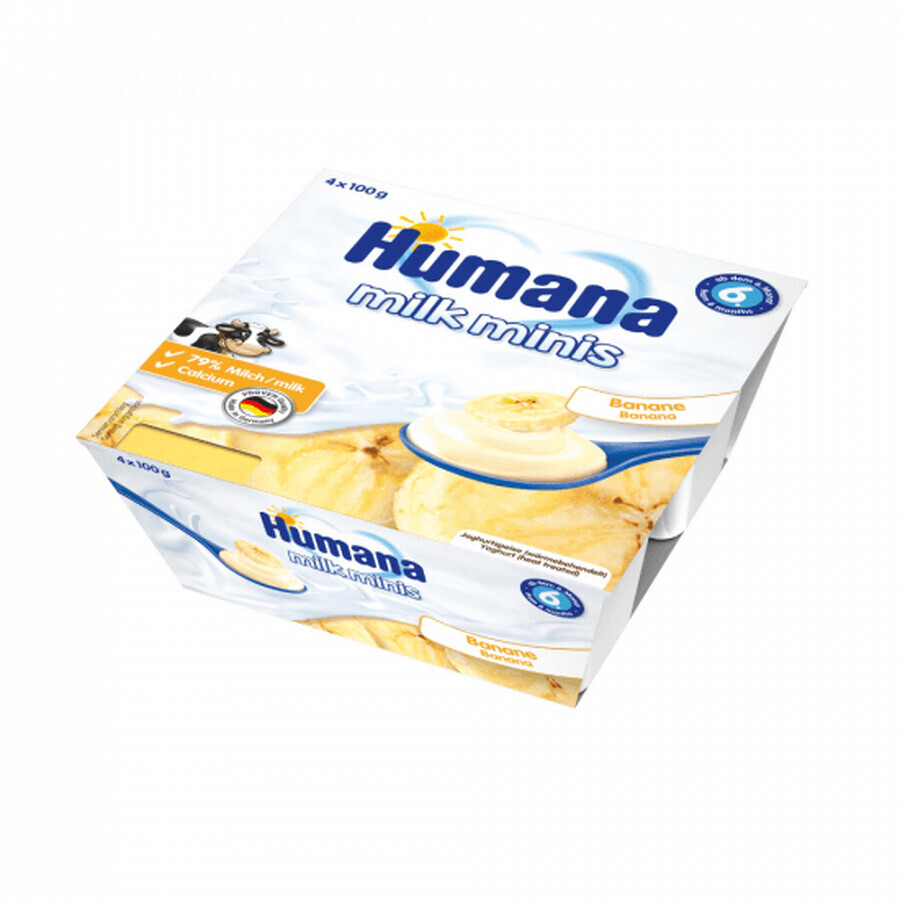 Bananenjoghurt, + 6 Monate, 4x100 g, Humana