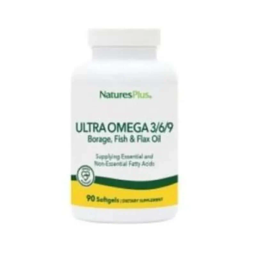 Natures Plus Ultra Omega 3-6-9, 90 Perlas