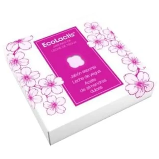 Ecolactis Schwamm Seife 10% Stutenmilch und Mandel 100Gr