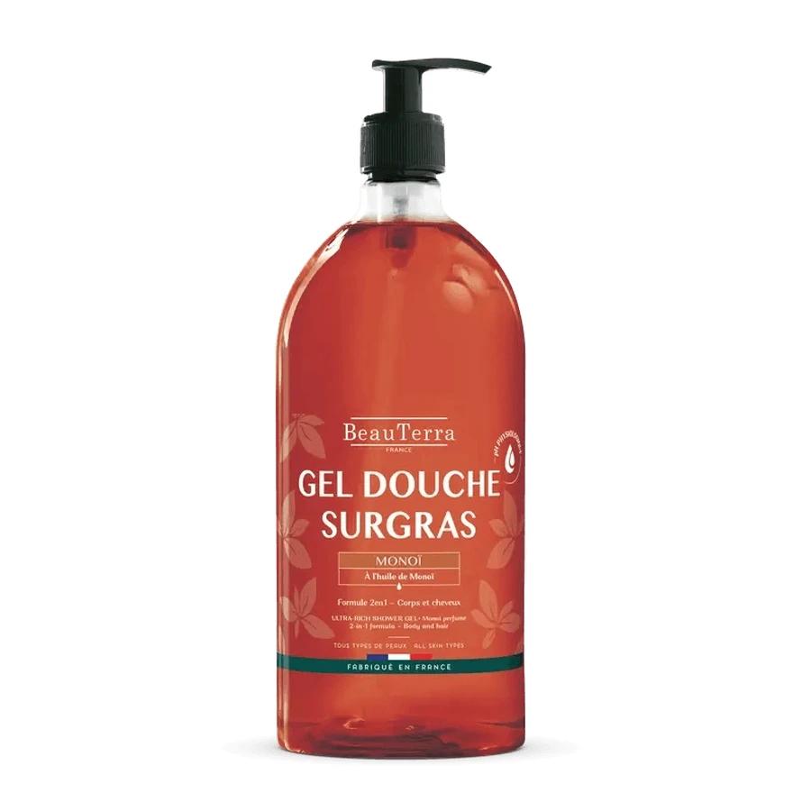 Gel de duș Beauterra Monoï, 1000 ml
