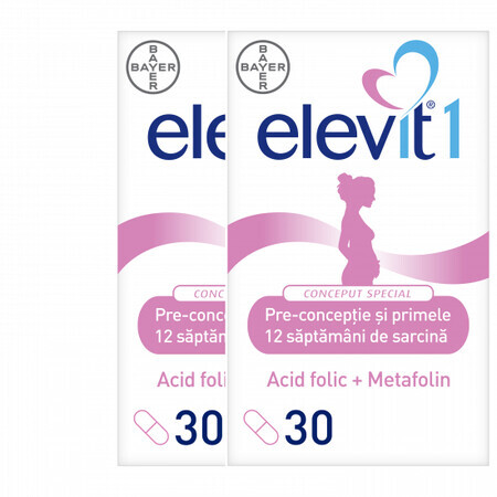 Oferta Pachet, Elevit 1, 2x30 capsule, Bayer