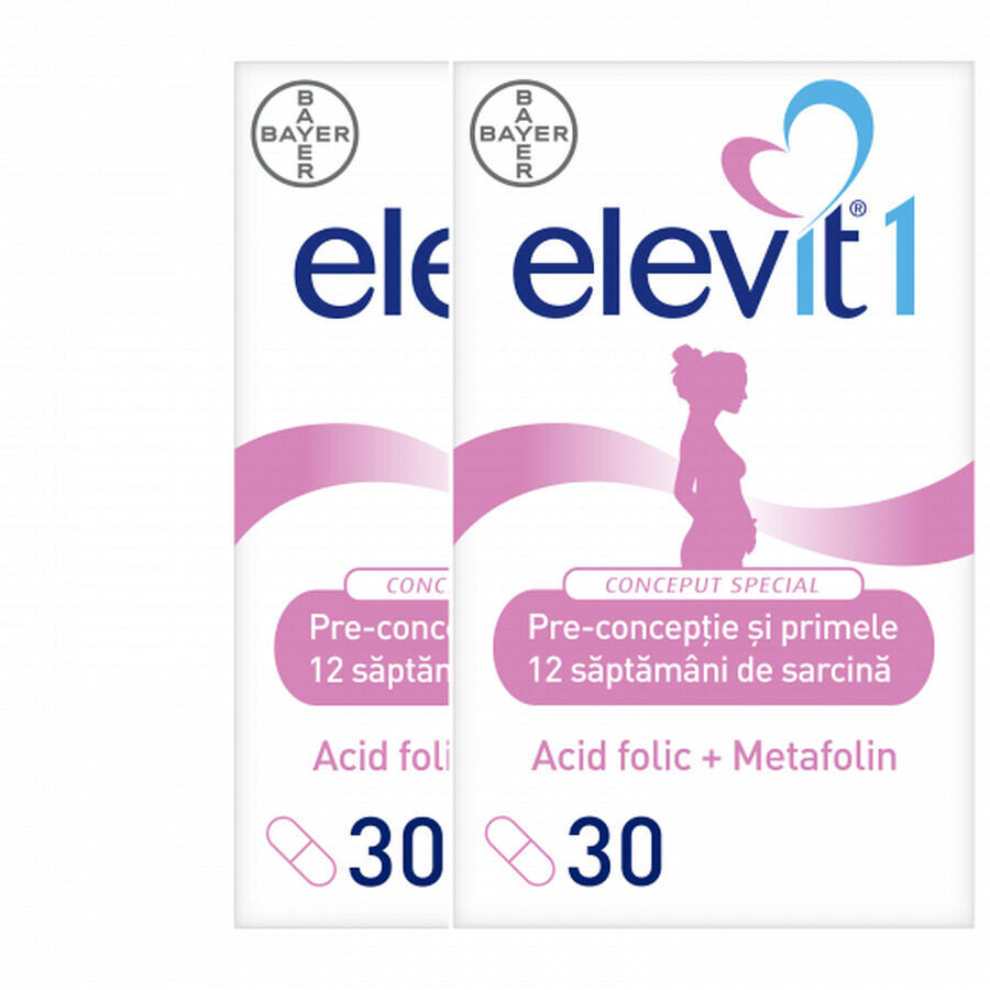 Oferta Pachet, Elevit 1, 2x30 capsule, Bayer