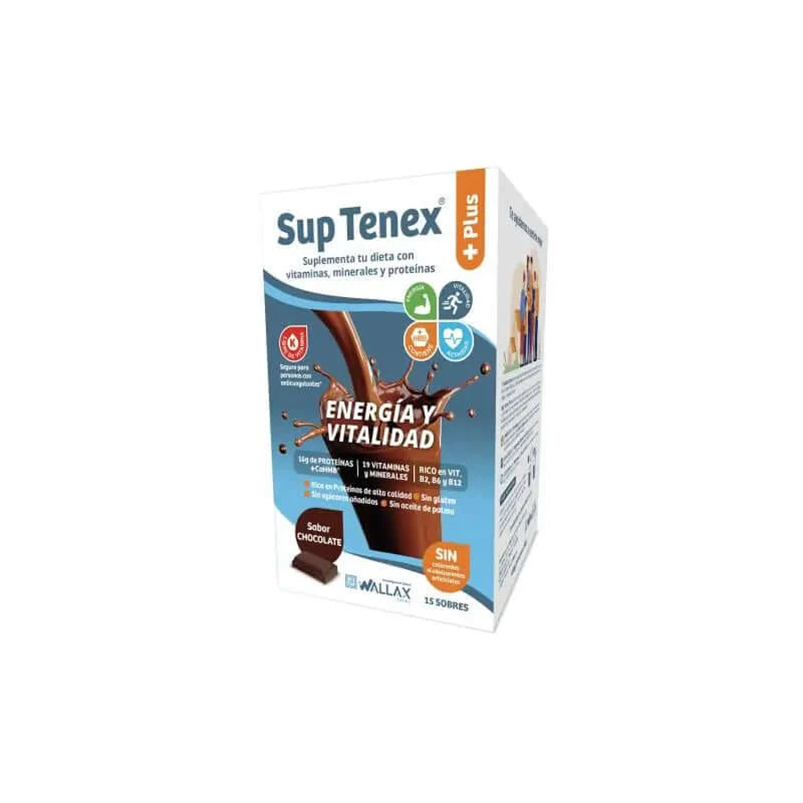 Sup Tenex Plus Cioccolato, 32g x 15 bustine