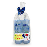 Pachet Gel pentru spalat 3 in1 pentru fata corp si par, 2x 500 ml, Dodie