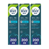 Veet Men Enthaarungscreme Empfindliche Haut, 3x200ml