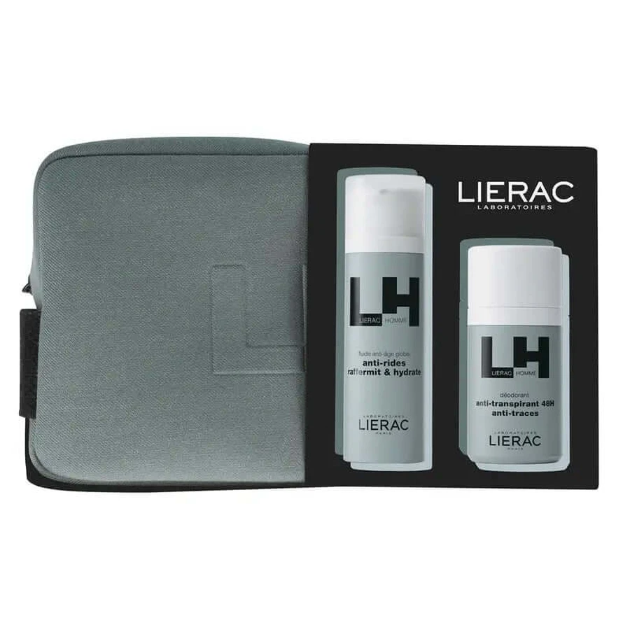 Lierac Homme Global Anti-Aging Fluid + Deodorant Chest, 50+50ml
