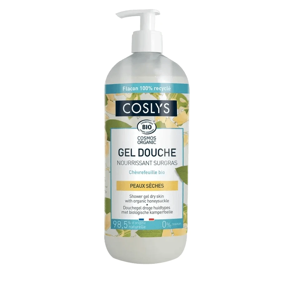 Coslys Gel doccia al caprifoglio Pelle secca extra grassa, 1000 ml
