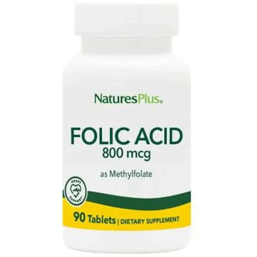 Natures Plus Acido folico, 90 compresse