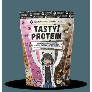 Scientiffic Nutrition Tasty ! Protein Choco White Cookieboom , 500 grammes