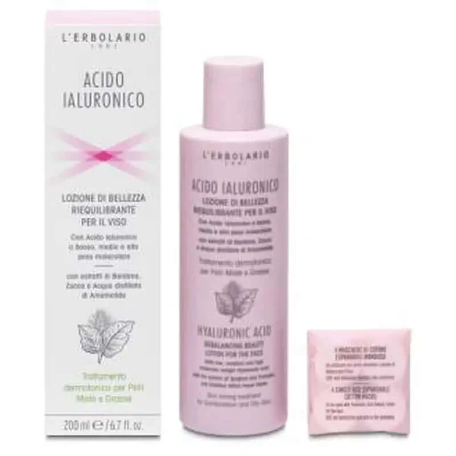 L'Erbolario Hyaluronic Acid Rebalancing Lotion 200Ml