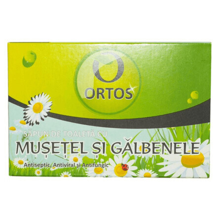 Sapun cu musetel si galbenele, 100 g, Ortos