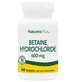 Natures Plus Betaine Hcl 600Mg, 90 Comprimés