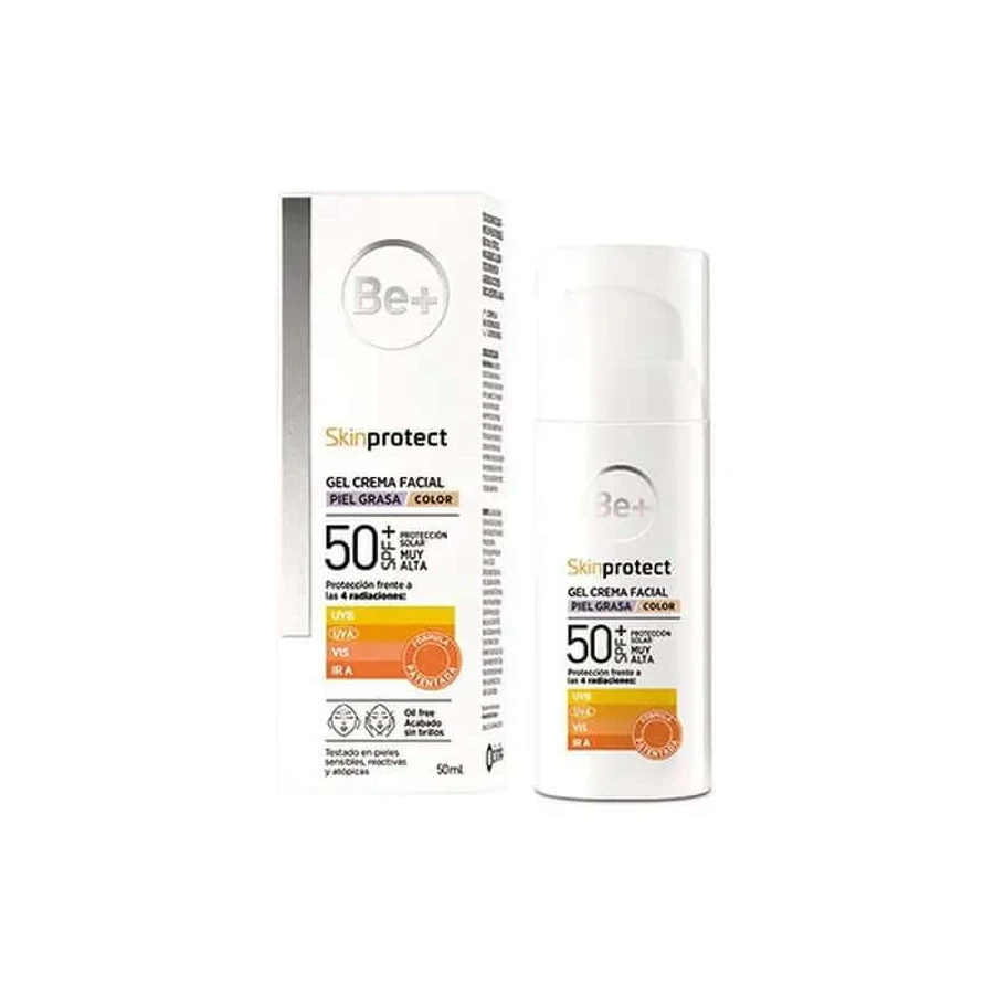 Be + Skin Protect Piele grasă Acnee Culoare SPF50 + 50 ml