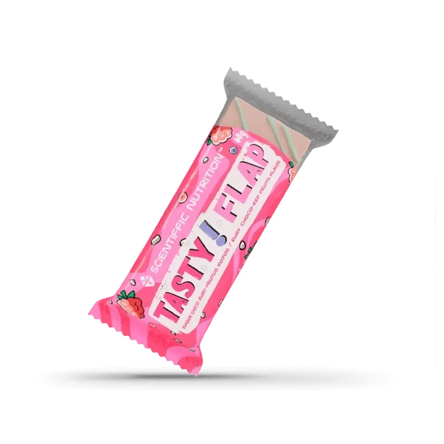 Scientiffic Nutrition Gustoso! Flap Choco Ruby - Frutti Rossi , 60 grammi