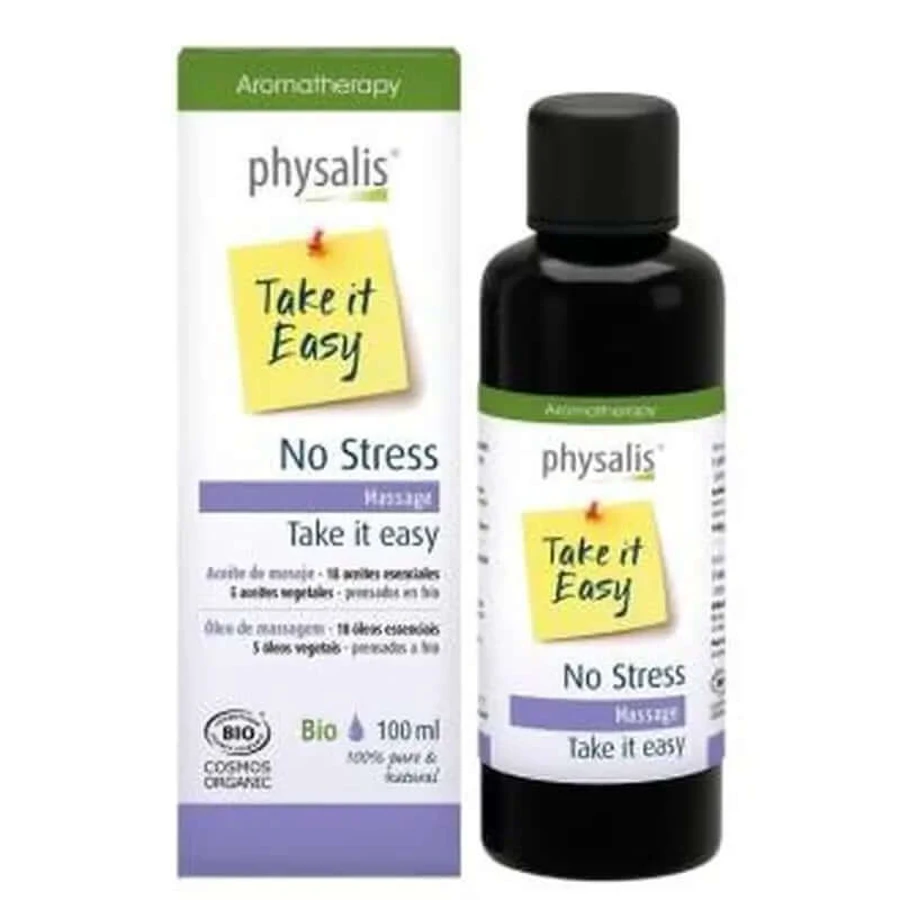 Physalis No Stress Massage Oil 100Ml. Bio