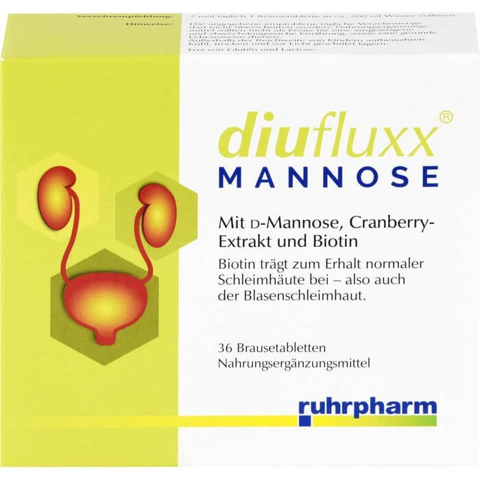 DIUFLUXX Mannose Brausetabletten 36 St