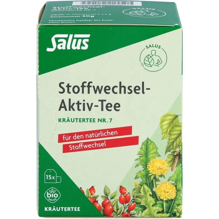 STOFFWECHSEL-AKTIV Tee Kräutertee Nr.7 Bio Salus 15 St
