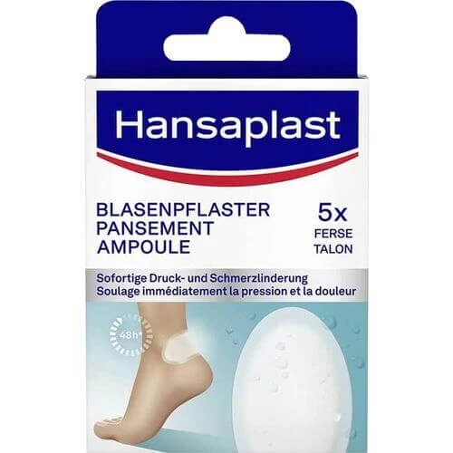 HANSAPLAST Blasen-Pflaster Ferse 5 St