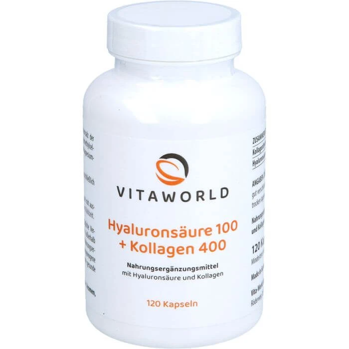 HYALURONSÄURE 100+Kollagen 400 Kapseln 120 St