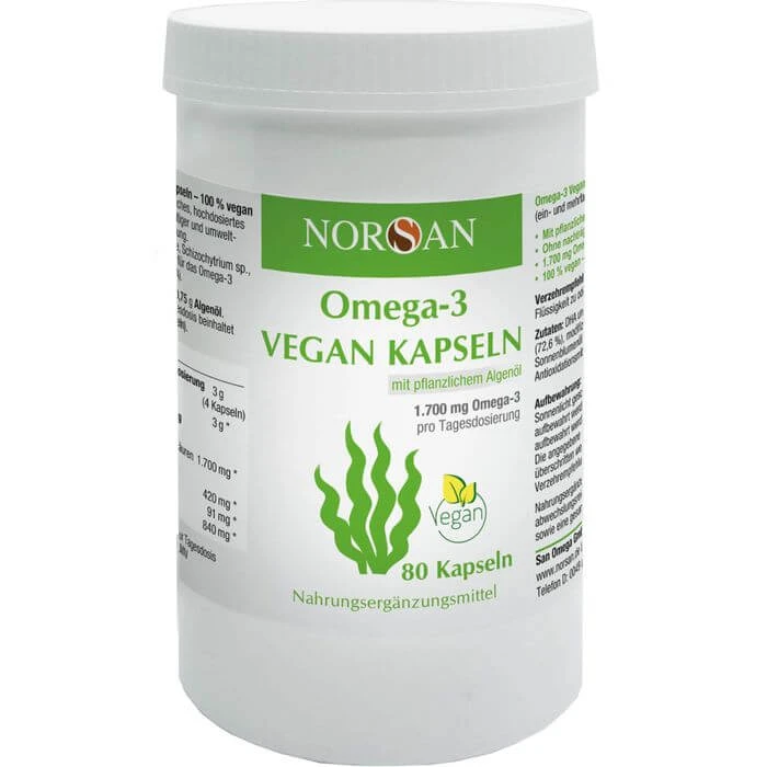 NORSAN Omega-3 vegan Kapseln 80 St