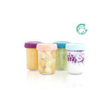 4er-Set Messschalen aus Glas, 220 ml, Babymoov