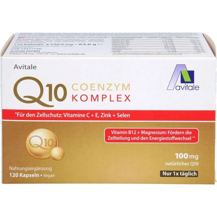 COENZYM Q10 100 mg Kapseln+Vitamine+Mineralstoffe 120 St