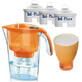 Set Cana filtranta Stream Orange cu 3 filtre si 1 pahar, Laica