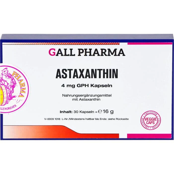 ASTAXANTHIN 4 mg GPH Kapseln 30 St