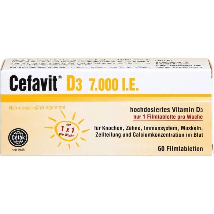 CEFAVIT D3 7.000 I.E. Filmtabletten 60 St