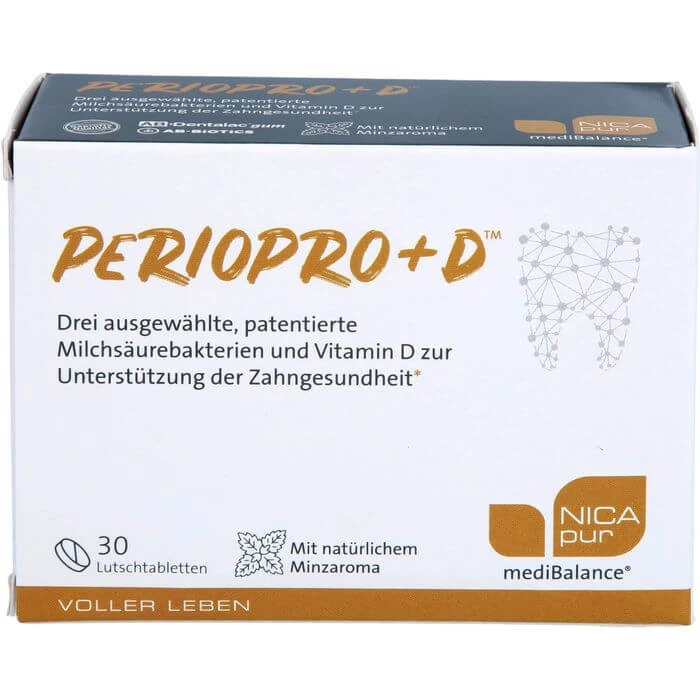 NICAPUR mediBalance PerioPro+D Lutschtabletten 30 St